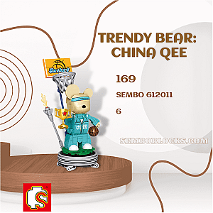 SEMBO 612011 Creator Expert Trendy Bear: China Qee