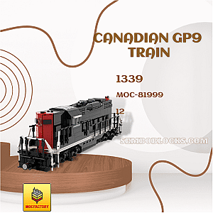 MOC Factory 81999 Technician Canadian GP9 Train
