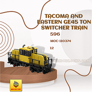 MOC Factory 110374 Technician Tacoma And Eastern GE45 Ton Switcher Train