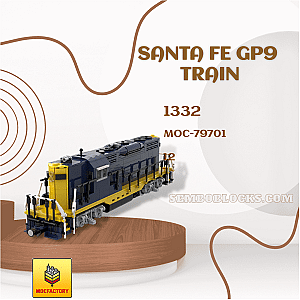 MOC Factory 79701 Technician Santa Fe GP9 Train