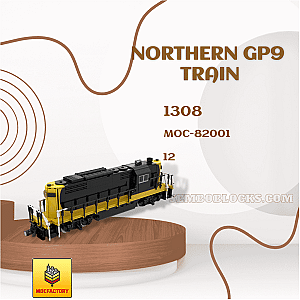 MOC Factory 82001 Technician Northern GP9 Train
