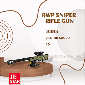 JIESTAR 58022 Military AWP Sniper Rifle Gun