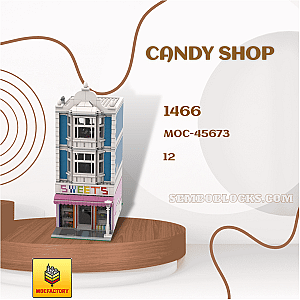 MOC Factory 45673 Modular Building Candy Shop