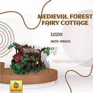 MOC Factory 98101 Creator Expert Medieval Forest Fairy Cottage