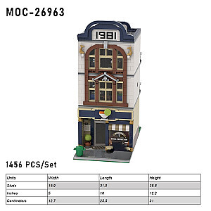 MOC Factory 26963 Modular Building Soda Fountain