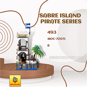 MOC Factory 72071 Creator Expert Sabre Island Pirate Series