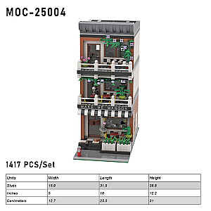 MOC Factory 25004 Modular Building Mango Cafe
