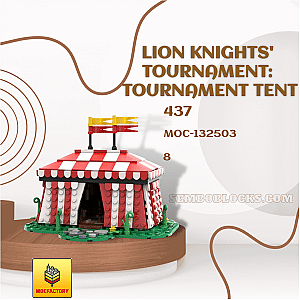 MOC Factory 132503 Creator Expert Lion Knights' Tournament: Tournament Tent