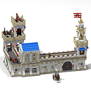 MOC Factory 109026 Modular Building Medieval Fortress English Fort