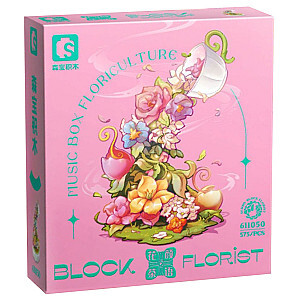 SEMBO 611050 Creator Expert Huayan Tea Language Flower Music Box