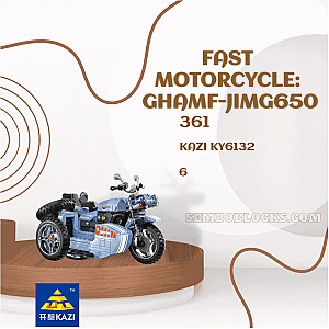 KAZI / GBL / BOZHI KY6132 Technician Fast Motorcycle: Ghamf-Jimg650