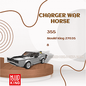 MOULD KING 27035 Technician Charger War Horse