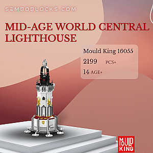 MOULD KING 16055 Creator Expert MID-AGE WORLD Central Lighthouse