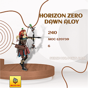 MOC Factory 120739 Creator Expert Horizon Zero Dawn Aloy