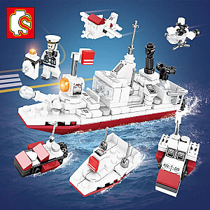 SEMBO 103120 6 Types of Sea Destroyers Military