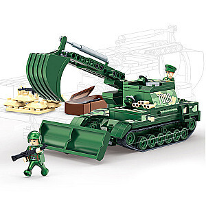CoGo 17009 Military Building Dreams of China Airlines: Tracked Armored Engineering Vehicle