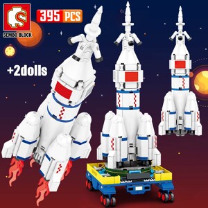 SEMBO 203012 Super Meng Rocket: Long March 5 (CZ-5) carrier rocket Space Flight