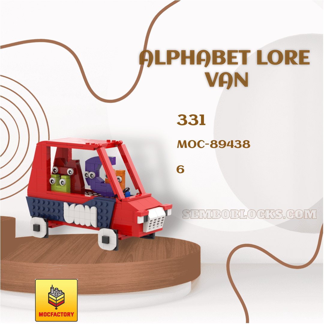 MOC Factory 89438 Creator Expert Alphabet Lore VAN - SEMBO™ Block
