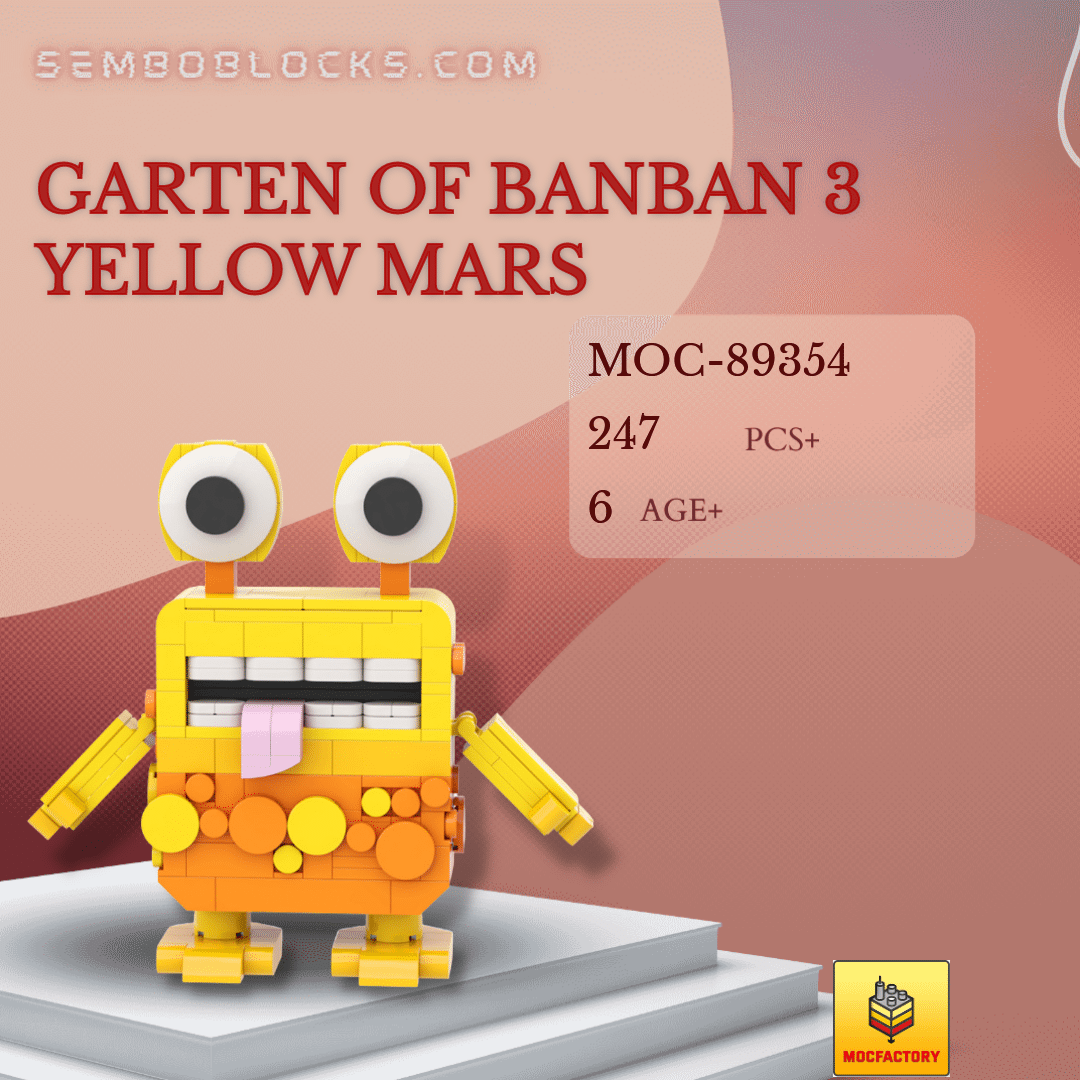 MOC Factory 89399 Garden Playset with Interactive Characters - Banban  Seline Toadster and Nabnab Movies and Games