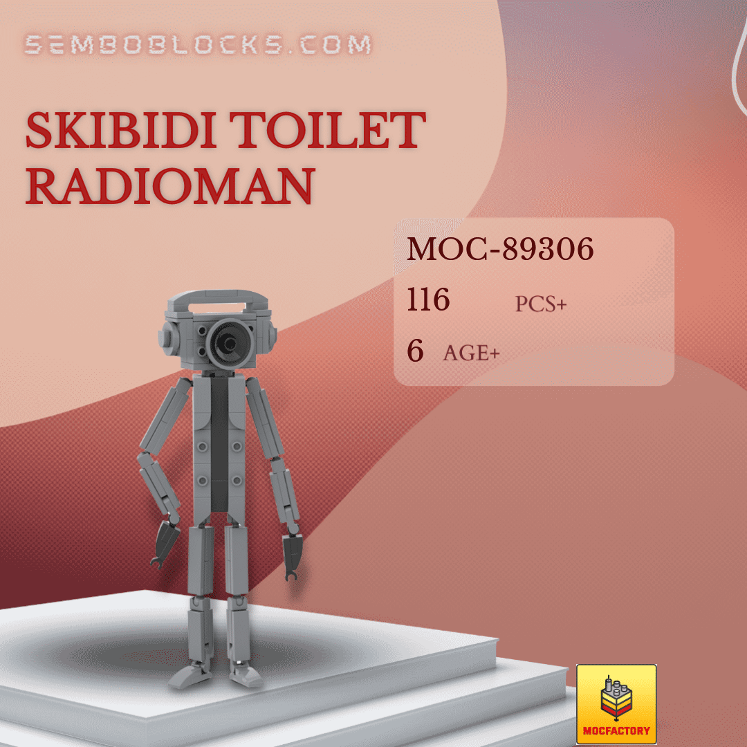 Skibidi Toilet G-Man Toilet MOC Factory 89301 Official Store