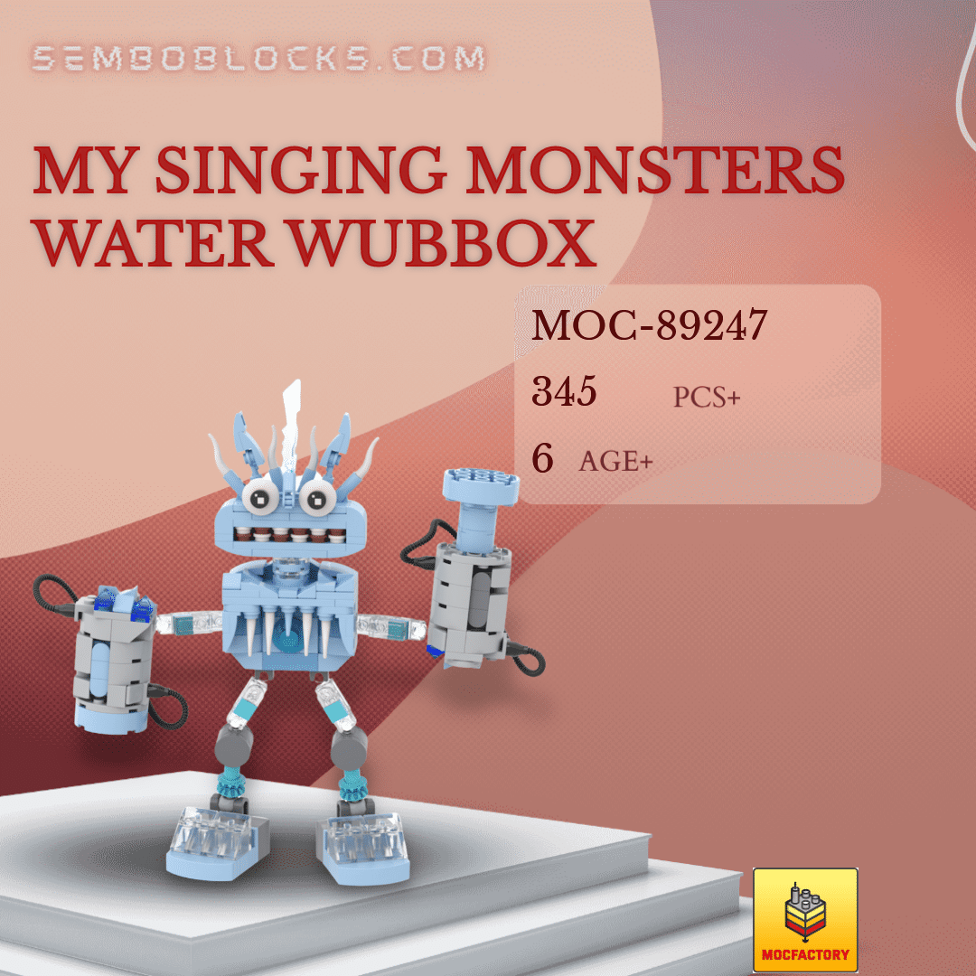345 PCS MOC My Singing Monsters Building Blocks Wubbox Games Character Toy  Brick