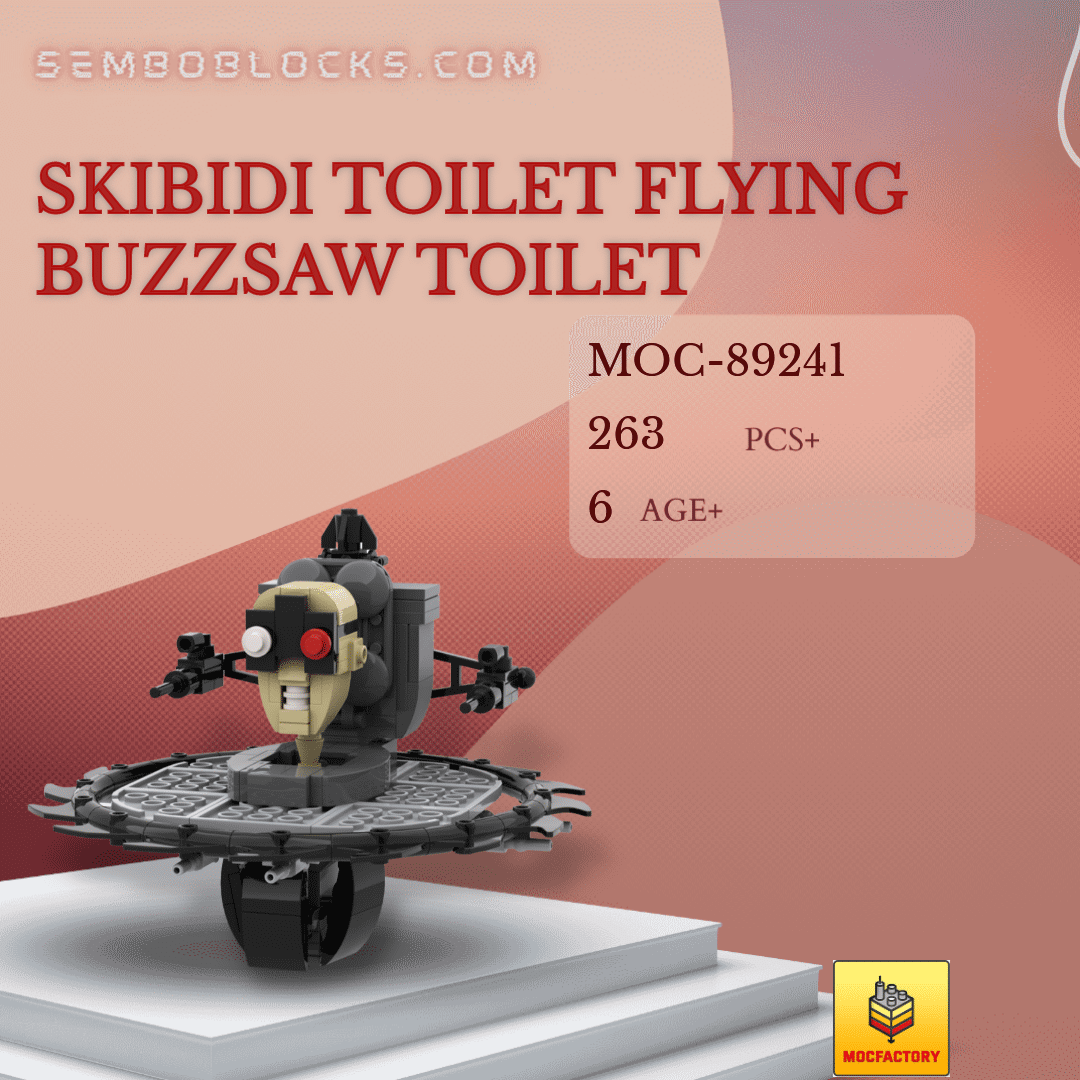 MOC Factory 89301 Movies and Games Skibidi Toilet G-Man Toilet - SEMBO™  Block