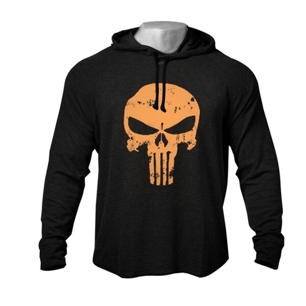 Punisher Hoodie Pullover Skull Printing Marvel Sweatshirt Long Sleeve Cotton Bodybuilding Clothing Gym Wear Fitness - Skull Outfit