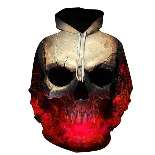 3D Effect Skull Print Pullover Hoodie Hc0602 Red D62A63De 4731 435C 9Bd4 5C55F38F8B0B - Skull Outfit