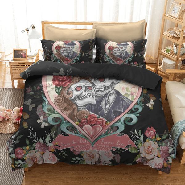 Fanaijia Sugar Flower Skull Bedding Pl17062008 - Skull Outfit